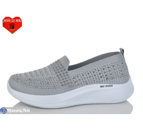 Сліпони жіночі на літо (8 пар р.40-43) сірий  "Jiao Li Mei"