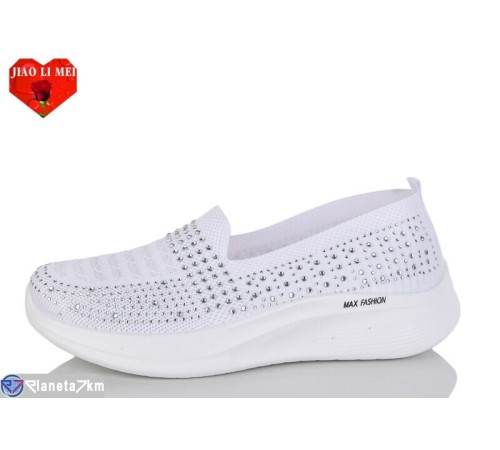 Сліпони жіночі на літо (8 пар р.40-43) білий  "Jiao Li Mei"