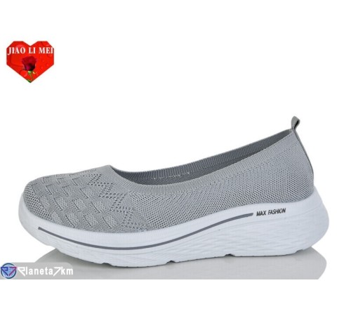 Сліпони жіночі на літо (8 пар р.40-43) сірий  "Jiao Li Mei"