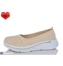 Сліпони жіночі на літо (8 пар р.40-43) бежевий  "Jiao Li Mei"