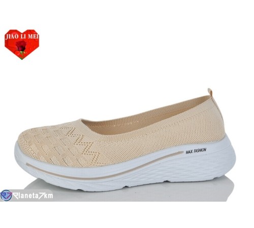 Сліпони жіночі на літо (8 пар р.40-43) бежевий  "Jiao Li Mei"
