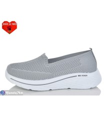 Сліпони жіночі на літо (8 пар р.40-43) сірий  "Jiao Li Mei"