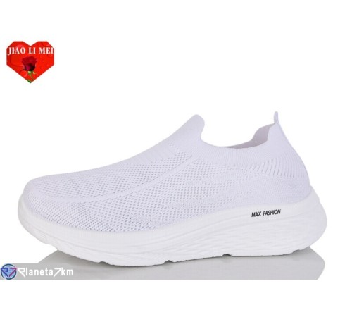 Кросівки жіночі на літо (8 пар р.40-43) білий  "Jiao Li Mei"