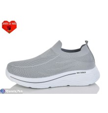 Кросівки жіночі на літо (8 пар р.40-43) сірий  "Jiao Li Mei"