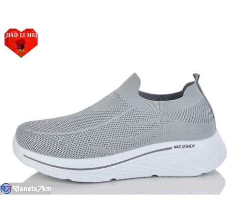 Кросівки жіночі на літо (8 пар р.40-43) сірий  "Jiao Li Mei"