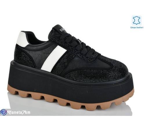 Кросівки жіночі на весну/осінь (6 пар р.36-41) чорний  "TETRAST"