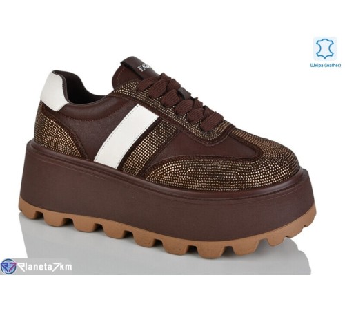 Кросівки жіночі на весну/осінь (6 пар р.36-41) коричневий  "TETRAST"