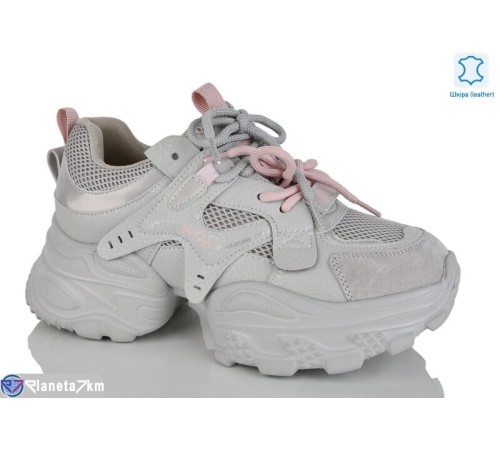 Кросівки жіночі на весну/осінь (6 пар р.36-40) сірий  "TETRAST"