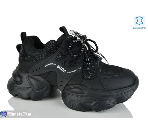 Кросівки жіночі на весну/осінь (6 пар р.36-40) чорний  "TETRAST"