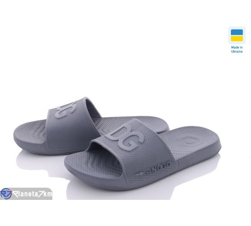 Шлепки чоловічі на літо (8 пар р.40-46) сірий  "Korka"