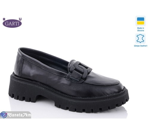 Туфлі жіночі на весну/осінь (6 пар р.36-40) чорний  "Garti"