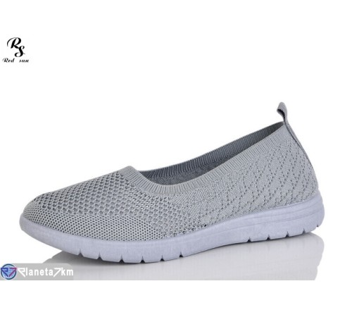 Туфлі жіночі на літо (8 пар р.37-41) сірий  "Red Sun"