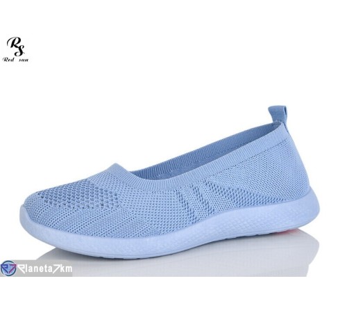 Туфлі жіночі на літо (8 пар р.37-41) блакитний  "Red Sun"