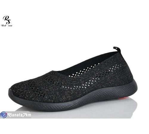 Туфлі жіночі на літо (8 пар р.37-41) чорний  "Red Sun"