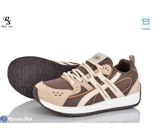 Кросівки жіночі на весну/осінь (8 пар р.36-41) коричневий  "Red Sun"