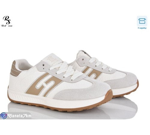 Кросівки жіночі на весну/осінь (8 пар р.36-41) бежевий  "Red Sun"