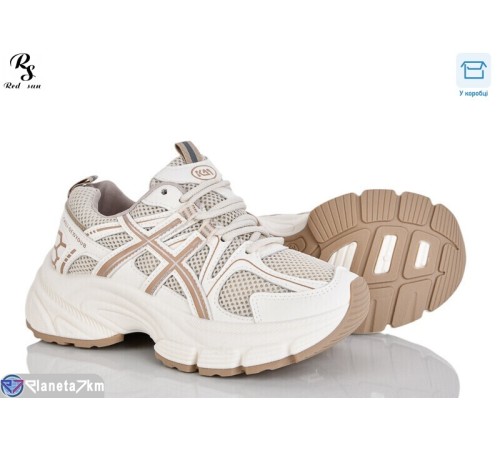 Кросівки жіночі на весну/осінь (8 пар р.36-41) бежевий  "Red Sun"