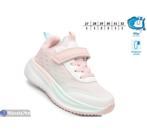 Дитячі кросівки на весну/осінь (8 пар р.27-32) рожевий  "TOMMY"