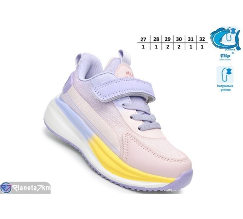 Дитячі кросівки на весну/осінь (8 пар р.27-32) рожевий  "TOMMY"