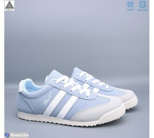 Кросівки жіночі на весну/осінь (8 пар р.36-41) блакитний  "STILLI Group"