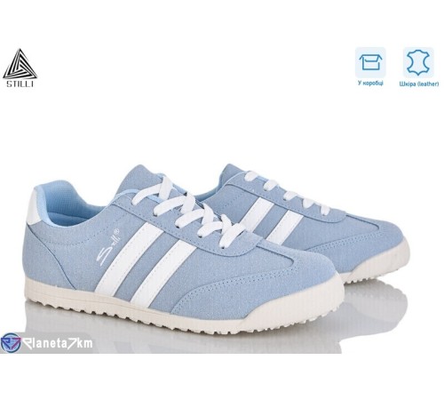 Кросівки жіночі на весну/осінь (8 пар р.36-41) блакитний  "STILLI Group"