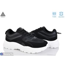 Кросівки жіночі на весну/осінь (8 пар р.36-41) чорний  "STILLI Group"