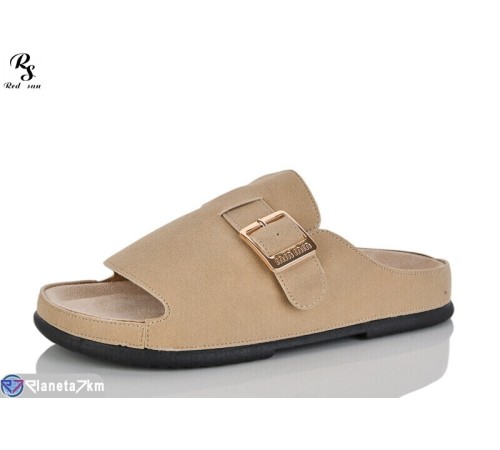 Шлепки жіночі на літо (8 пар р.36-41) бежевий  "Red Sun"