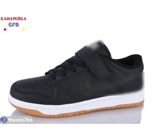 Дитячі кросівки на весну/осінь (8 пар р.32-37) чорний  "GFB-Канарейка"