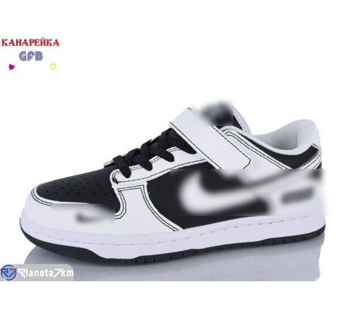 Дитячі кросівки на весну/осінь (8 пар р.32-37) чорний  "GFB-Канарейка"