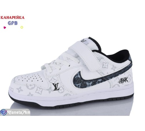 Дитячі кросівки на весну/осінь (8 пар р.32-37) білий  "GFB-Канарейка"