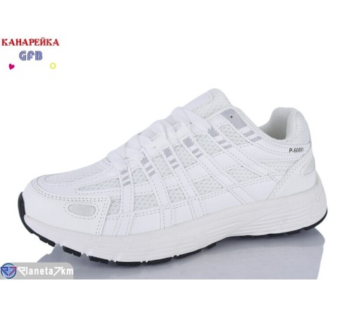 Кросівки жіночі на весну/осінь (8 пар р.36-41) білий  "GFB-Канарейка"