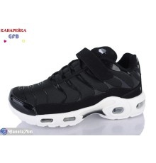 Дитячі кросівки на весну/осінь (8 пар р.33-38) чорний  "GFB-Канарейка"