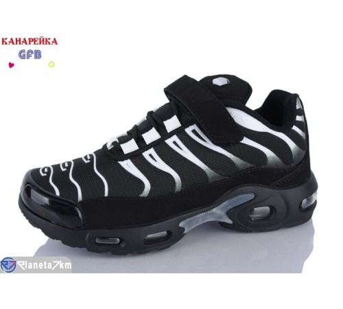 Дитячі кросівки на весну/осінь (8 пар р.33-38) чорний  "GFB-Канарейка"