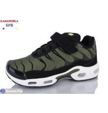 Дитячі кросівки на весну/осінь (8 пар р.33-38) зелений  "GFB-Канарейка"