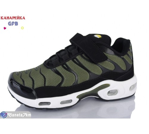Дитячі кросівки на весну/осінь (8 пар р.33-38) зелений  "GFB-Канарейка"
