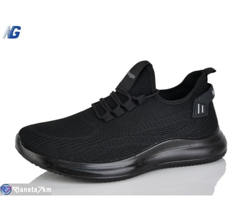 Кросівки чоловічі на літо (8 пар р.41-45) чорний  "Navigator"