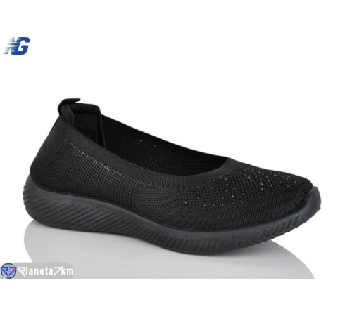 Балетки жіночі на літо (8 пар р.36-41) чорний  "Navigator"