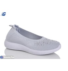 Балетки жіночі на літо (8 пар р.36-41) сірий  "Navigator"