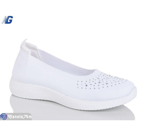 Балетки жіночі на літо (8 пар р.36-41) білий  "Navigator"