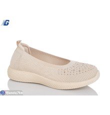 Балетки жіночі на літо (8 пар р.36-41) бежевий  "Navigator"