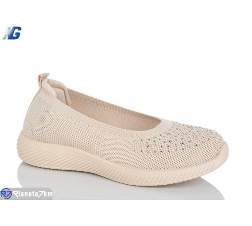 Балетки жіночі на літо (8 пар р.36-41) бежевий  "Navigator"