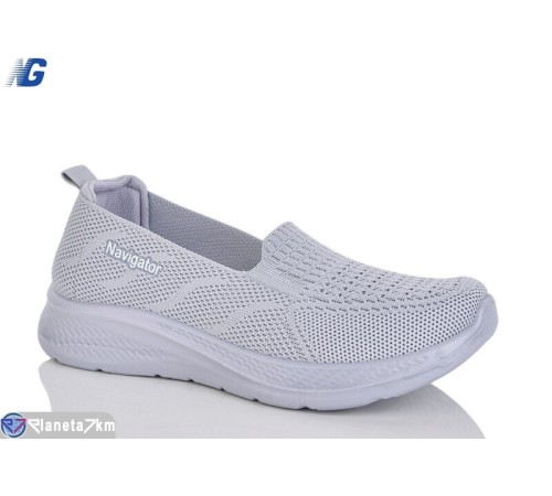 Балетки жіночі на літо (8 пар р.36-41) сірий  "Navigator"