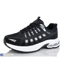 Кросівки жіночі на весну/осінь (8 пар р.36-41) чорний  "LABUTAN"