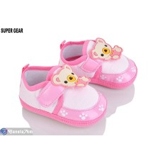 Пінетки дитячі на весну/осінь (6 пар р.13-15) рожевий  "Super Gear"