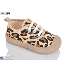 Дитячі кеди на весну/осінь (12 пар р.23-28) бежевий  "Super Gear"