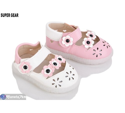 Дитячі босоніжки на літо (10 пар р.15-19) мікс  "Super Gear"