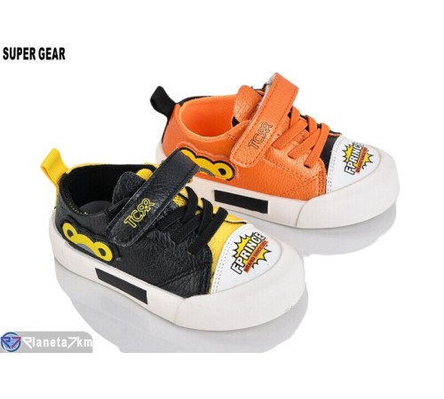 Дитячі кеди на весну/осінь (10 пар р.21-25) мікс  "Super Gear"