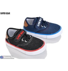 Дитячі кеди на весну/осінь (12 пар р.22-27) мікс  "Super Gear"