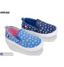 Сліпони дитячі на весну/осінь (12 пар р.22-27) мікс  "Super Gear"