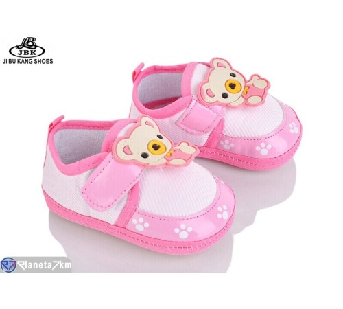 Пінетки дитячі на весну/осінь (6 пар р.13-15) рожевий  "Jibukang"